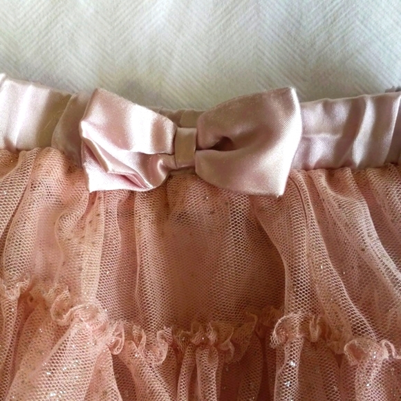 koala kids silver sparkle multi-layer pink tulle tutu skirt 3-6 months baby girl - Picture 3 of 6